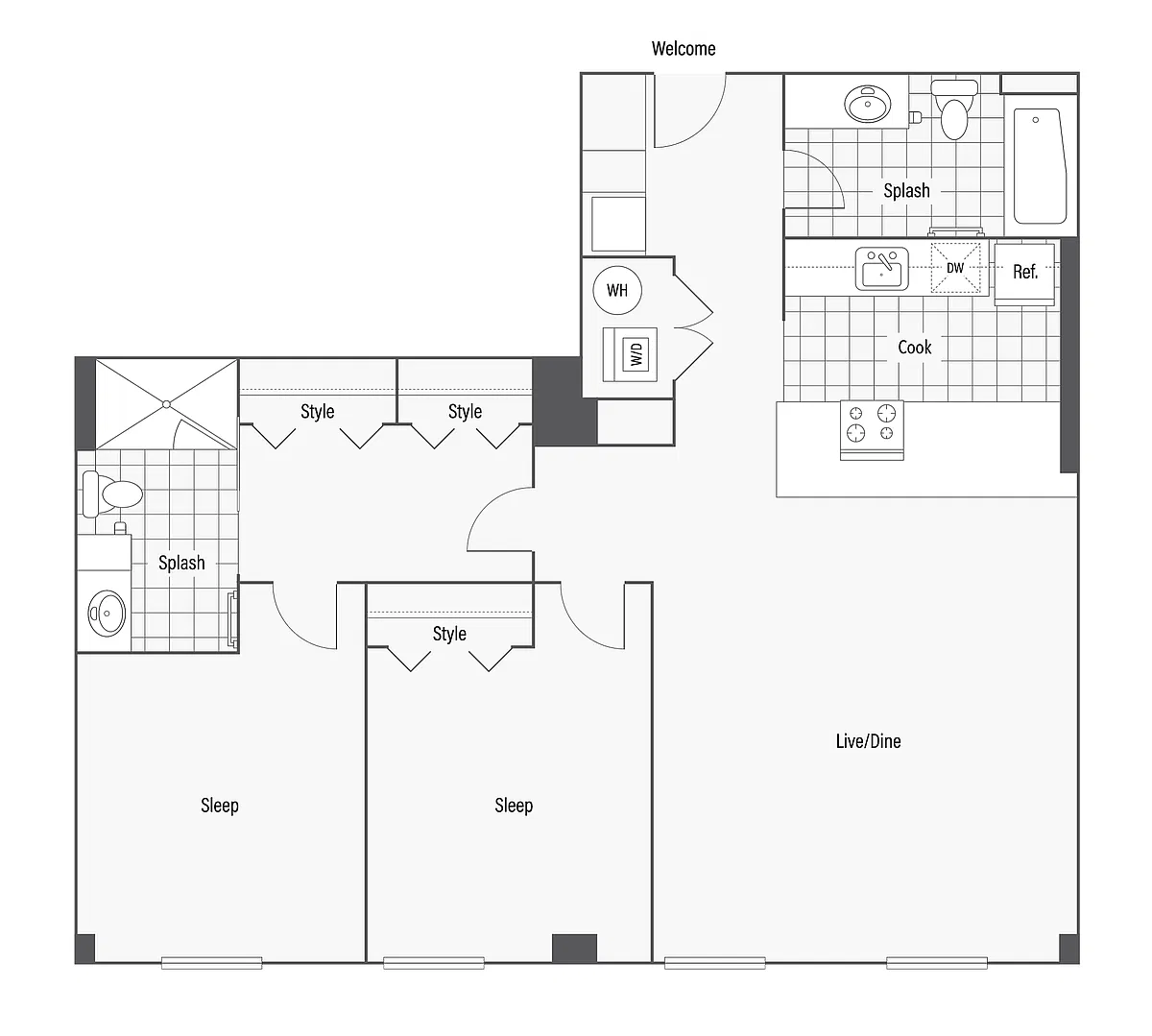 Floor plan C