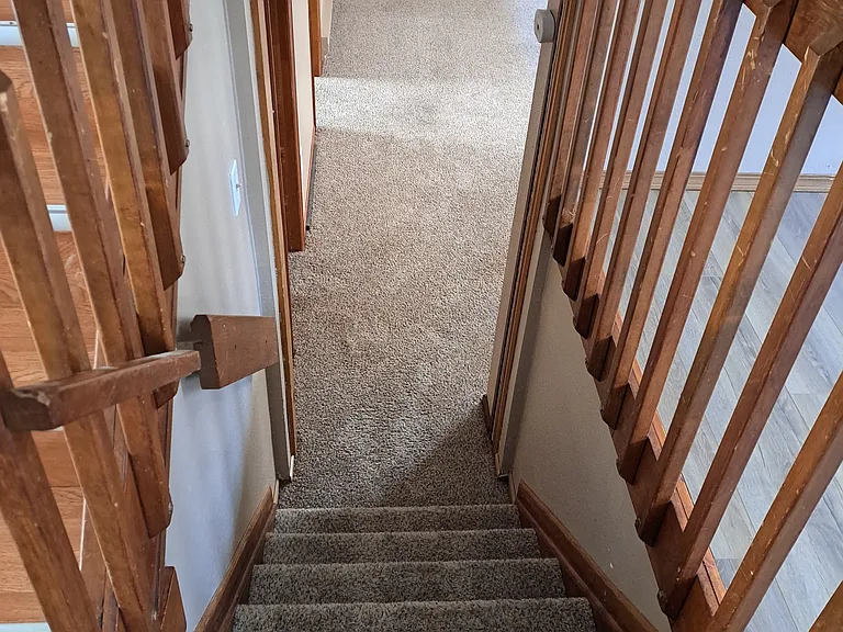 Stairway down to lower level