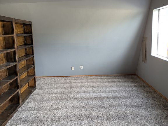 Living Room with lots of shelves