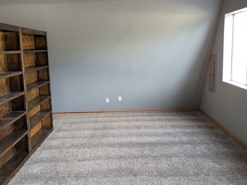 Living Room with lots of shelves