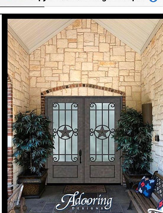 Steel dbl front entry doors