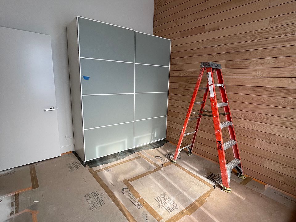In-progress photo of Bedroom 1