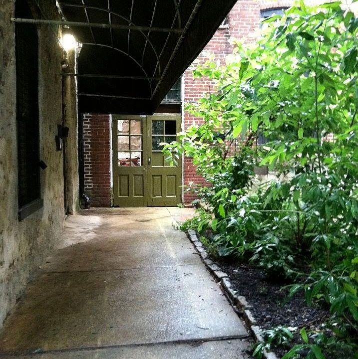 Outside