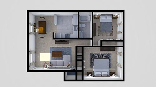 Floor plan 2 Bedroom