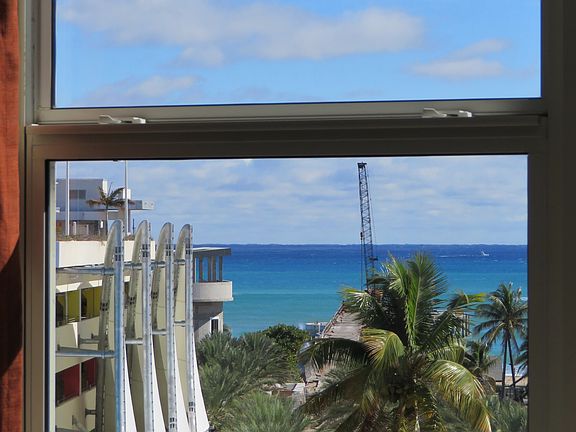 View down the Pompano Pier