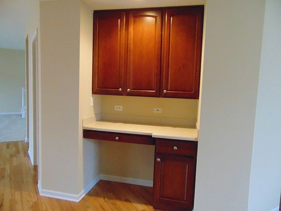 Desk space in kitchen