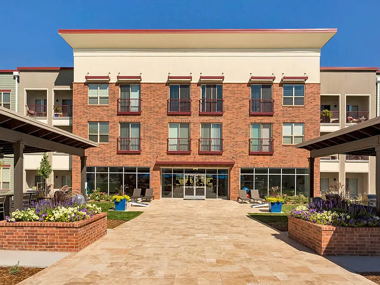 Courtyard and Fitness Center Entrance