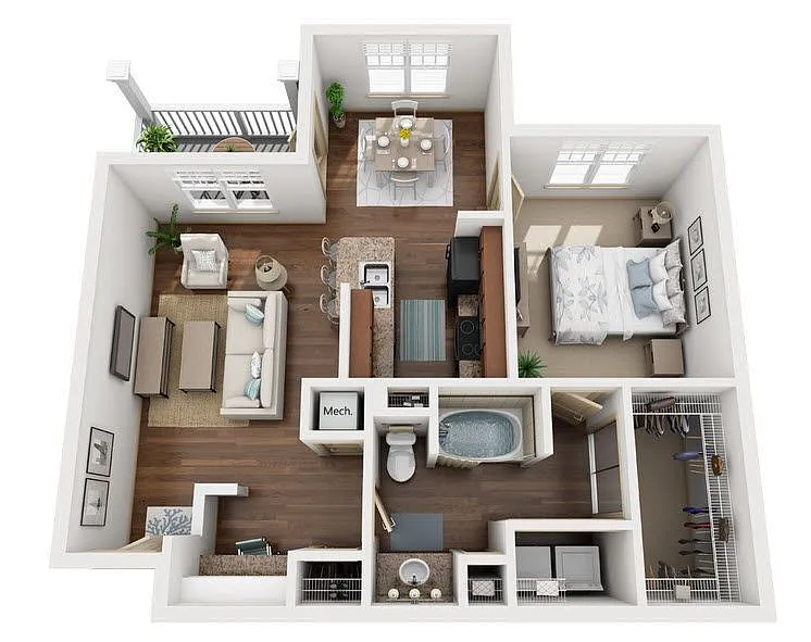 Floor plan Siesta Key Renovated