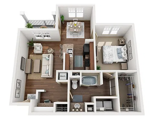 Floor plan Siesta Key Renovated