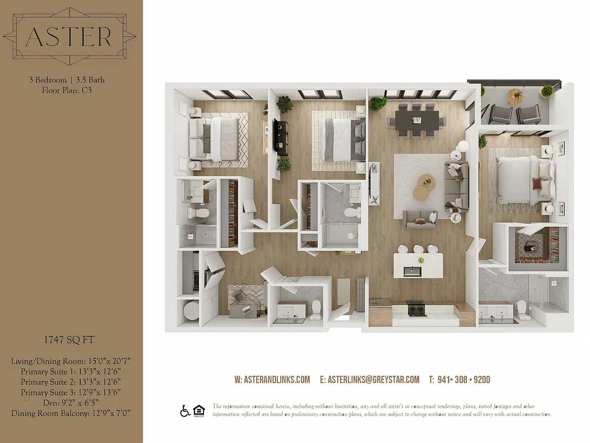 Floor plan Aster C3