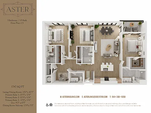 Floor plan Aster C3