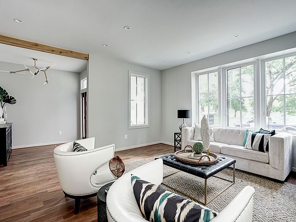 Living room with views