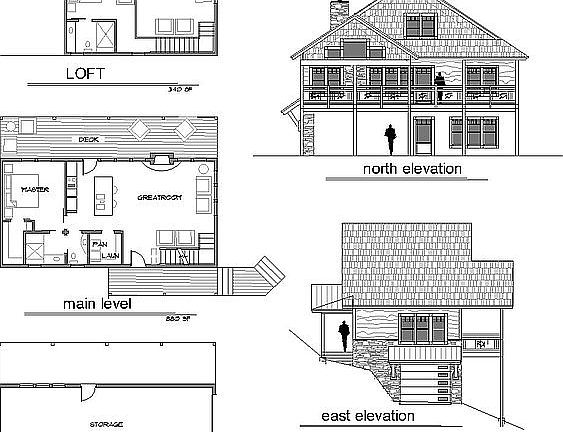 plans and elevations