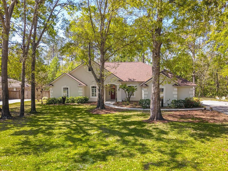 Front yard of property