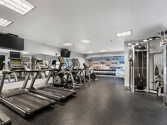A well-equipped fitness room to help you stay active and healthy