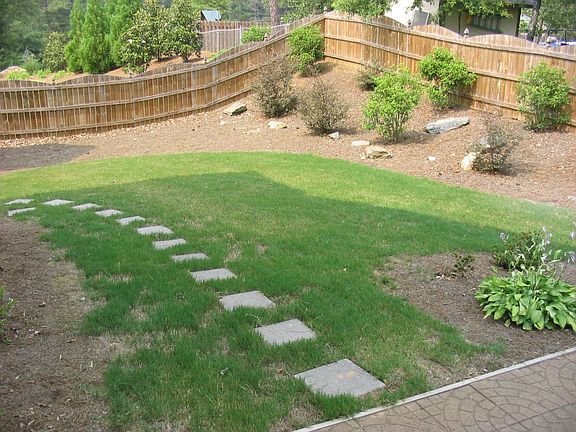 Beautifully landscaped private yard
