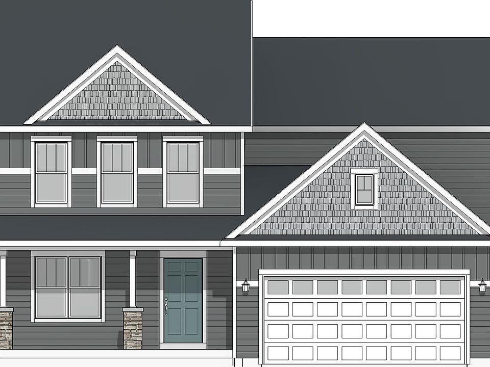 The Hudson - Country Cottage Elevation at Welshire Farm