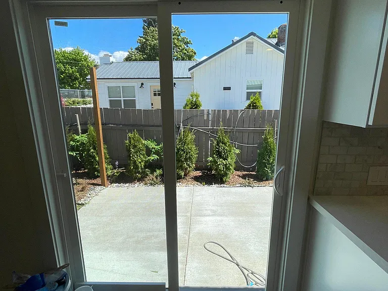 Door to patio
