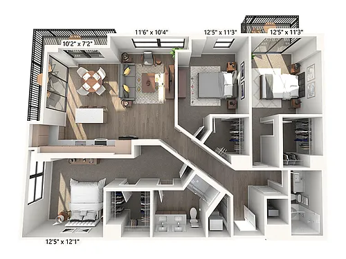 Floor plan C1