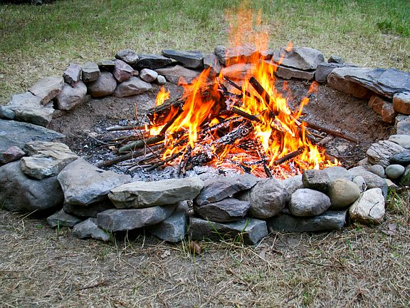 Gigantic fire pit