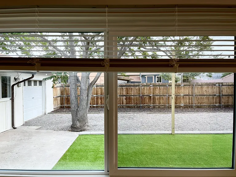 Master Bedroom View Into Back Yard