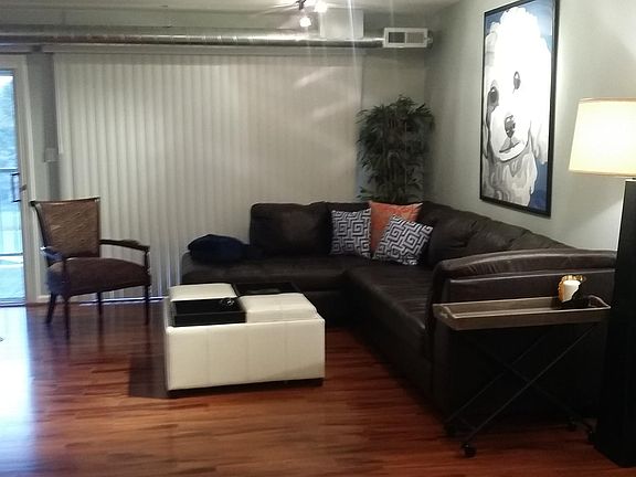 Spacious Living Room w/track lighting