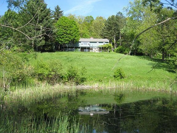 View of back of house from pond