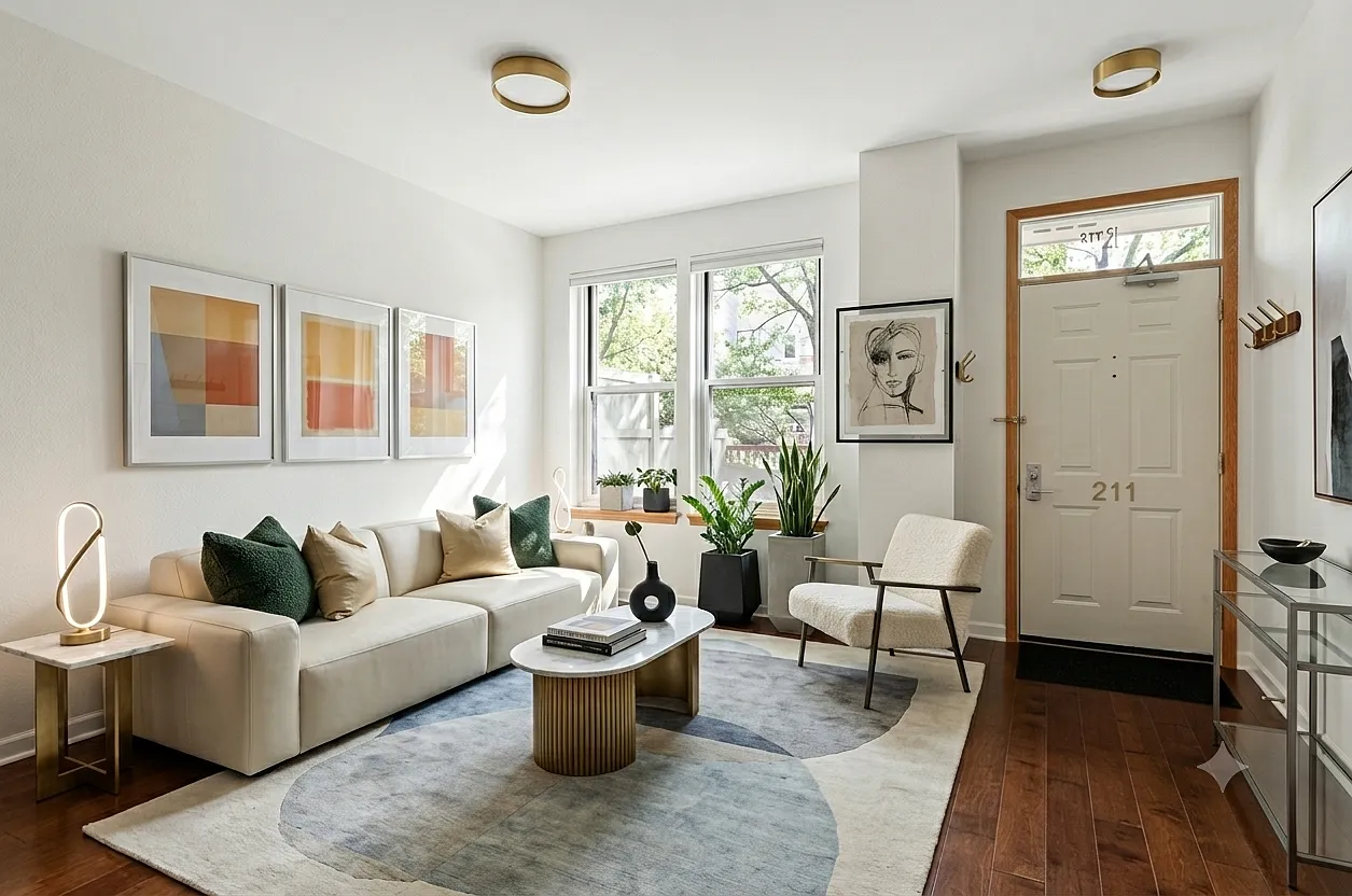 1 bed, 1.5 bath, 1032 sqft, $2,595 — Photo 2