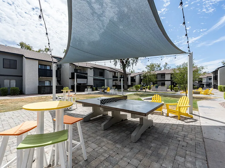 Outdoor Ping Pong and Lounge