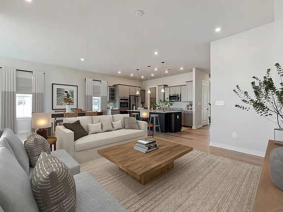 Open concept floorplan