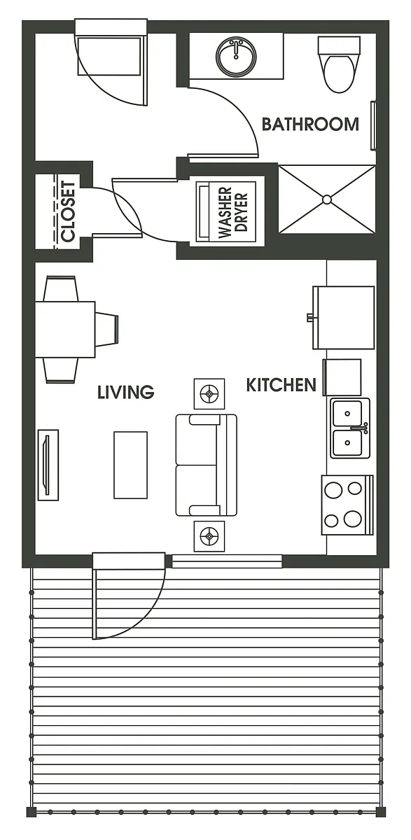 Floor plan Studio S1