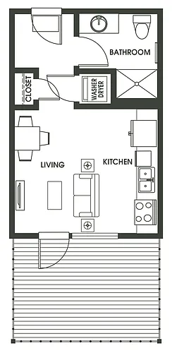 Floor plan Studio S1