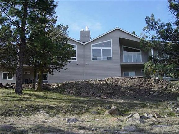 View from lake to house
