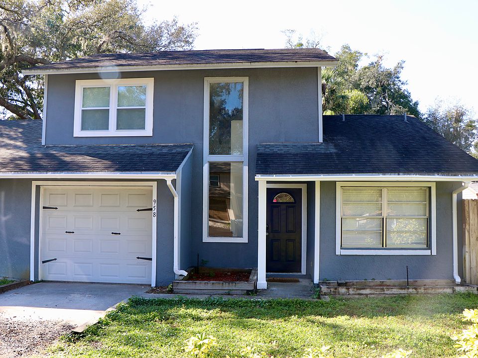 Single car attached garage, new gutters and off street parking