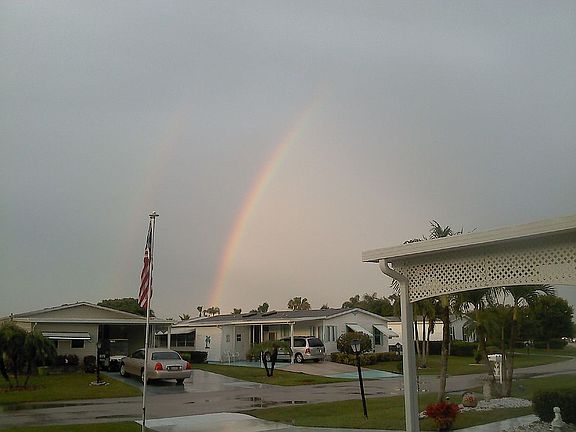 Rainbow Across from House