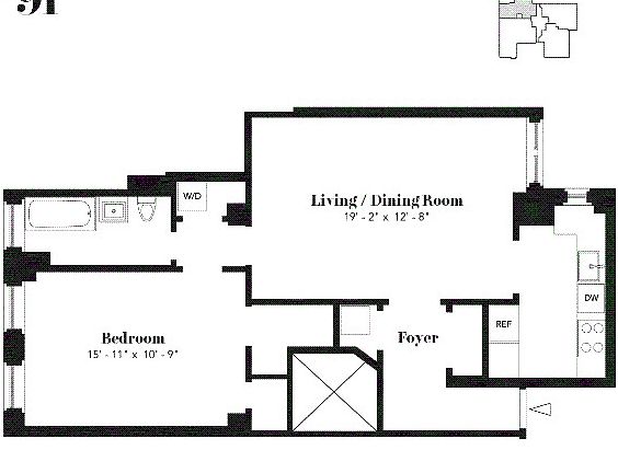 2nd image of 165 W 91st St APT 14B