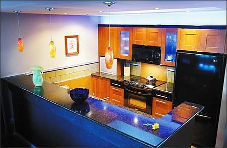 newly renovated galley kitchen