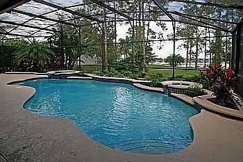 Screen Pool and Spa