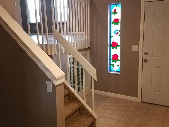 Tiled entry hall