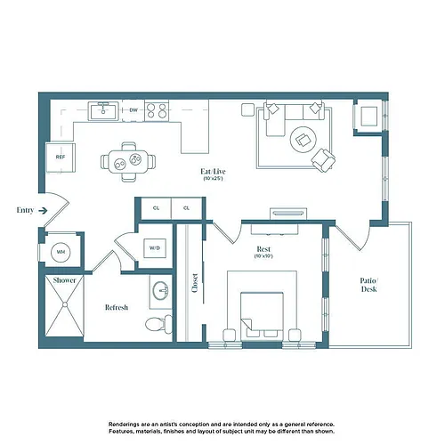 Floor plan Walker
