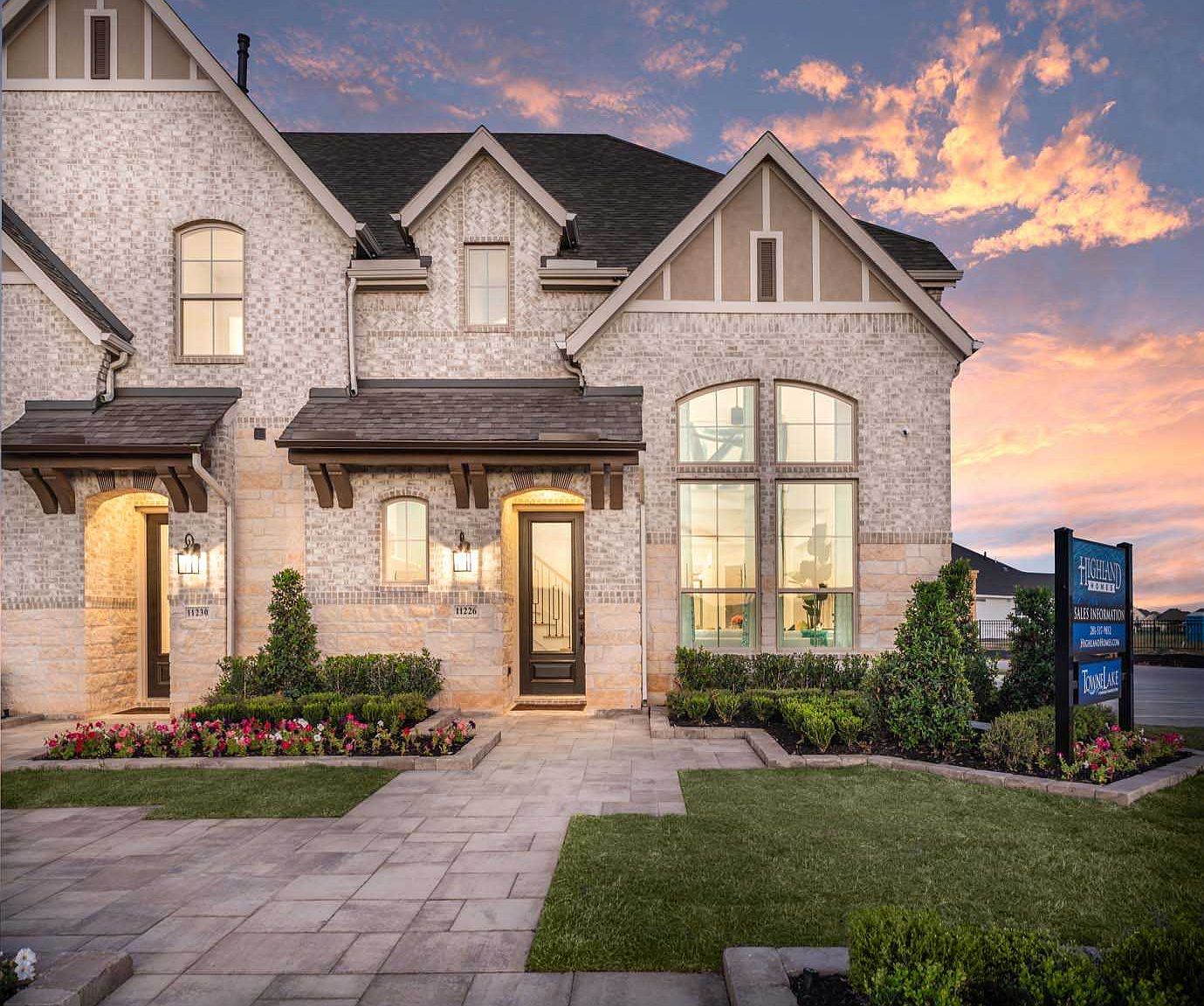 Towne Lake The Villas by Highland Homes in Cypress TX Zillow