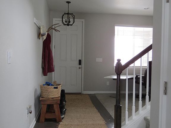 Front door with keypad lock
