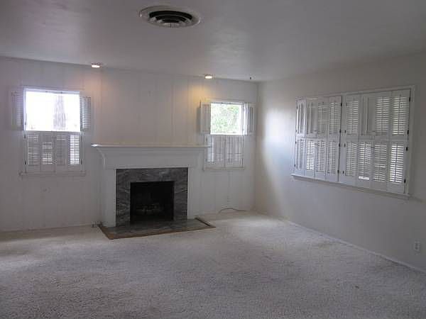 Huge liv rm with fireplace 