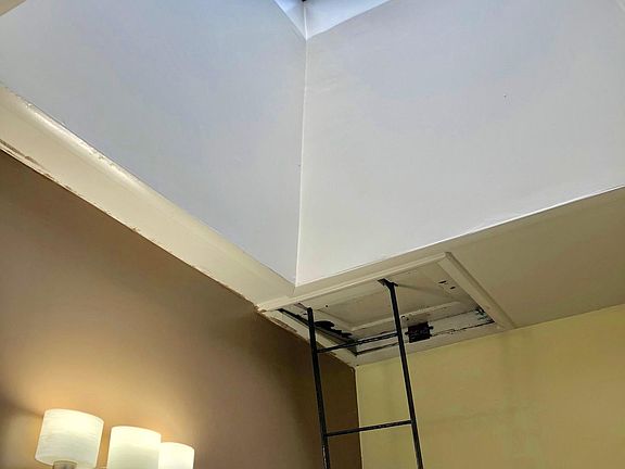 Skylight in hallway