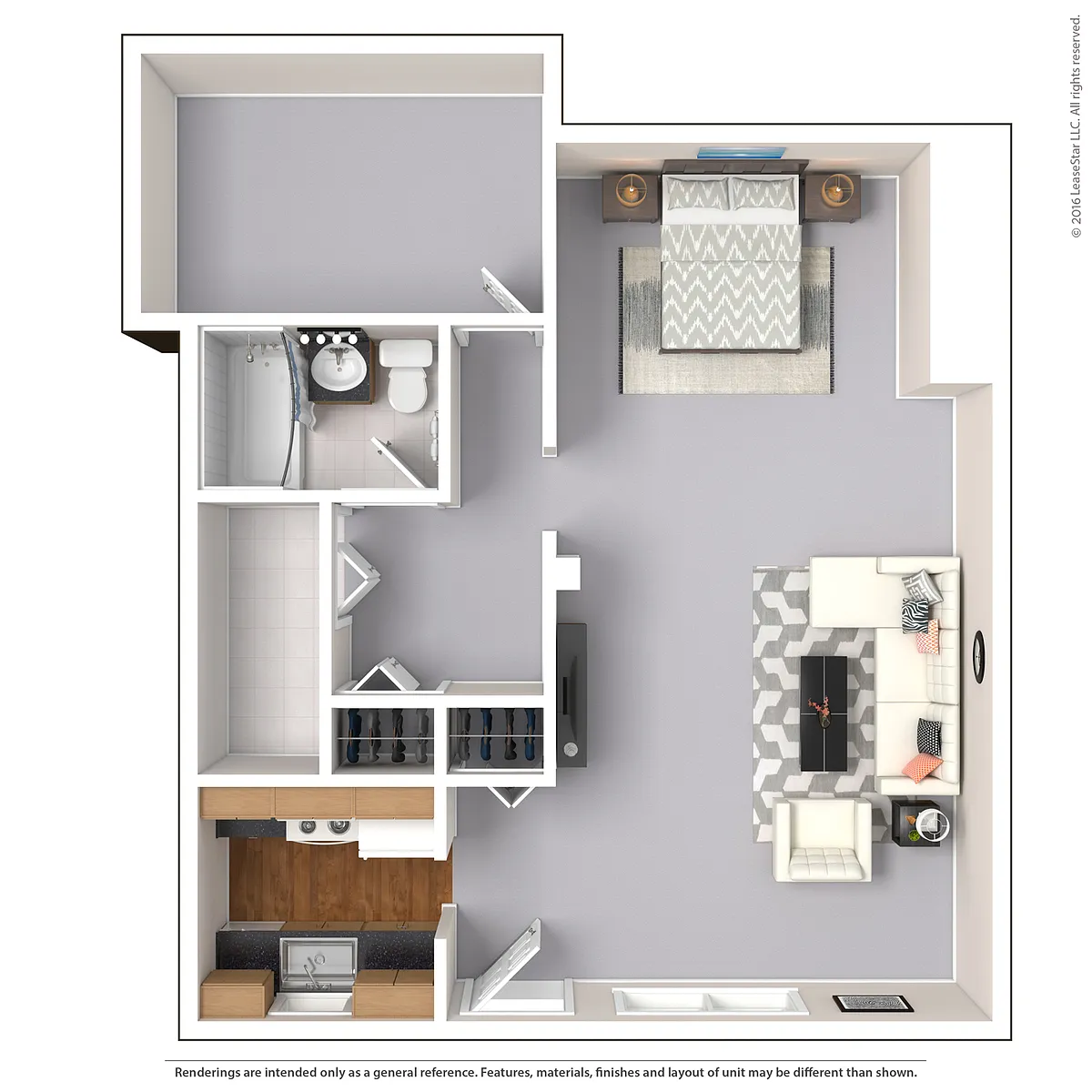 Floor plan Studio E