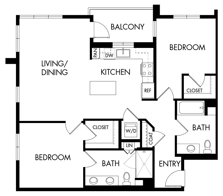 Floor plan B3