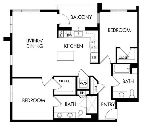 Floor plan B3