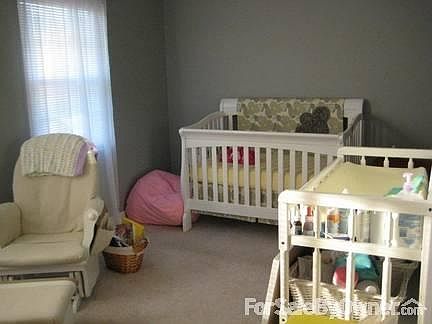 Nursery
						:
						The largest of the three secondary bedrooms is currently used as a nursery.