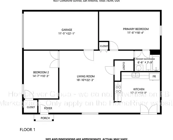 2 bed, 1.0 bath, 969 sqft, $1,195 — Photo 2