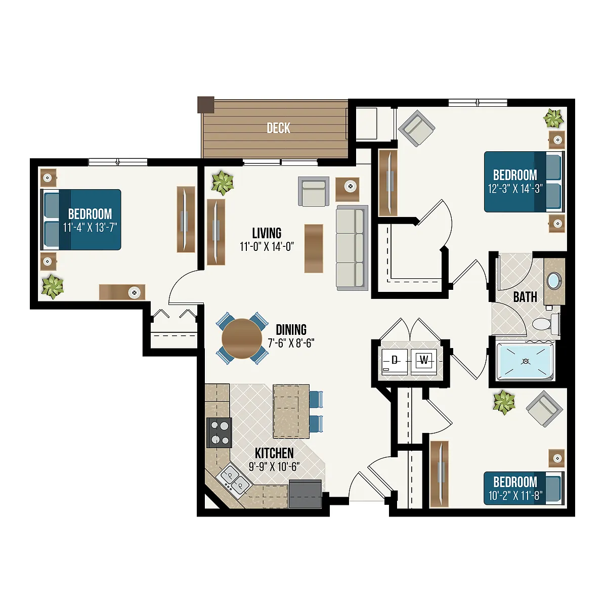 Floor plan The Danberry